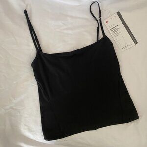 Lululemon Wundermost Ultra-Soft Nulu Spaghetti-Strap Adjustable Cami Black XS